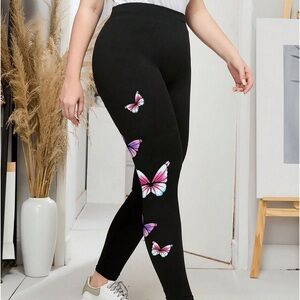 Butterfly Print Leggings